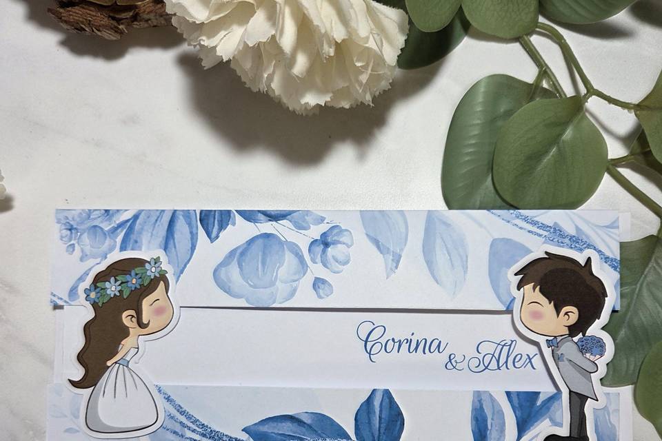 Invitaciones de boda deslizabl