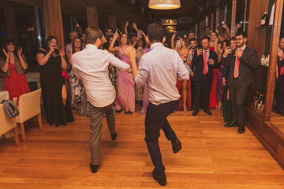 Baile boda en la ereta