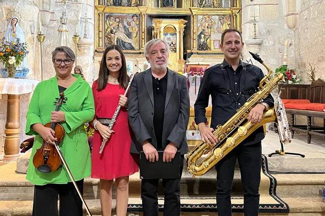 Cuarteto completo.