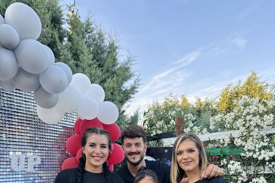Equipo AE con Marieta