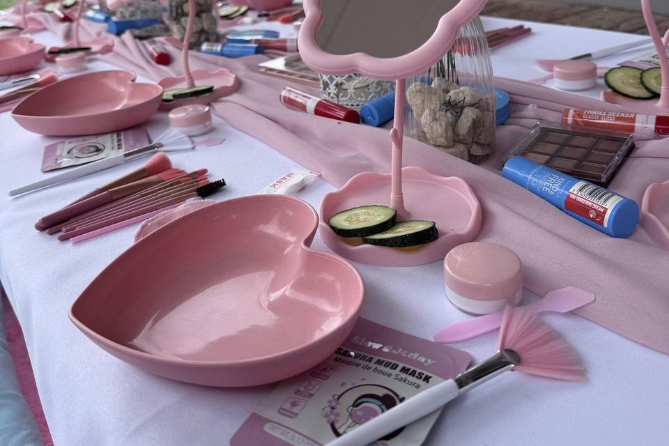 Spaparty decoración