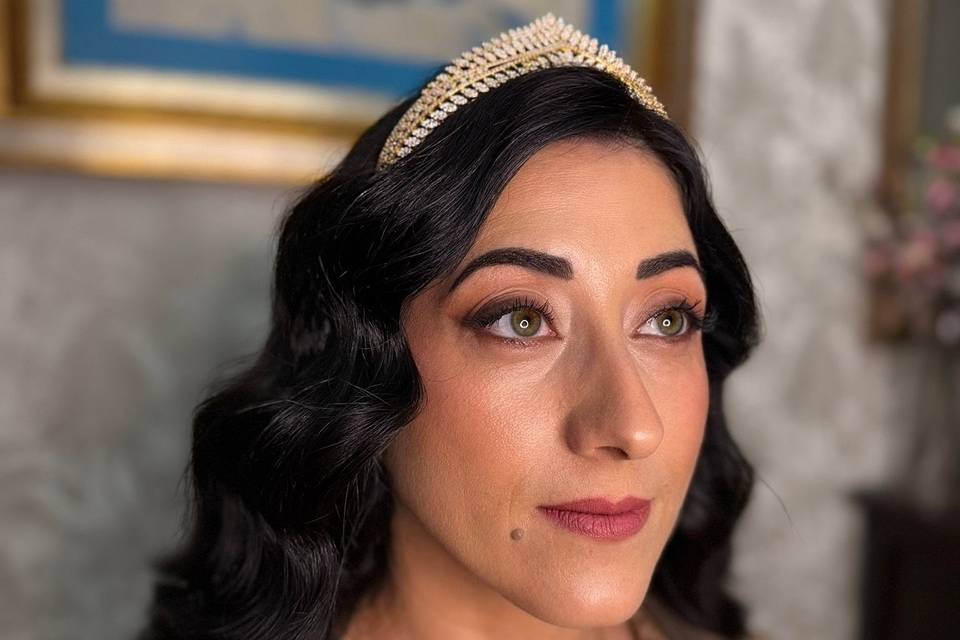 Maquillaje y peinado novia