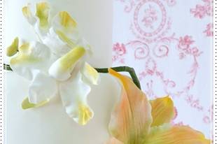 Flores orquídea de azúcar