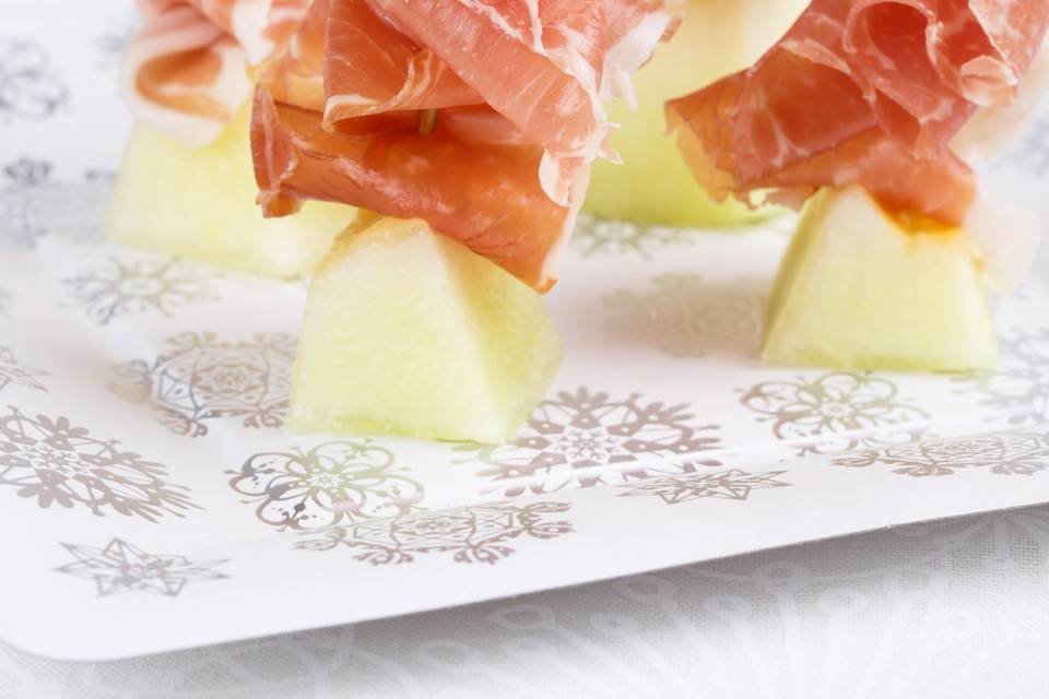 Melón con jamón