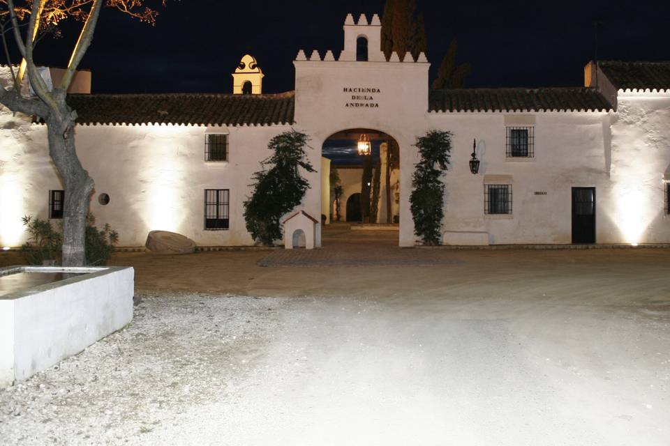 Entrada a la finca