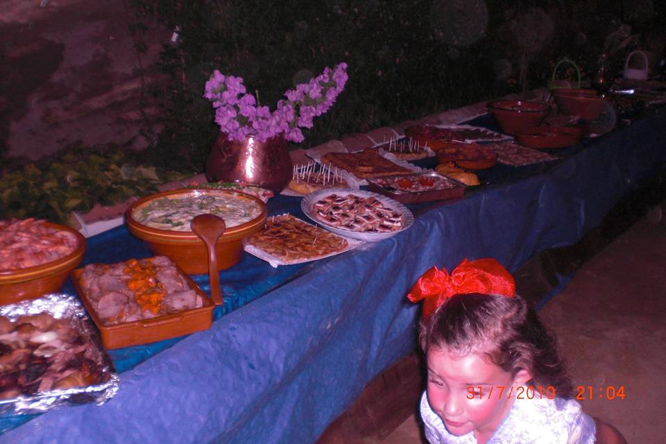 Buffet libre por catering