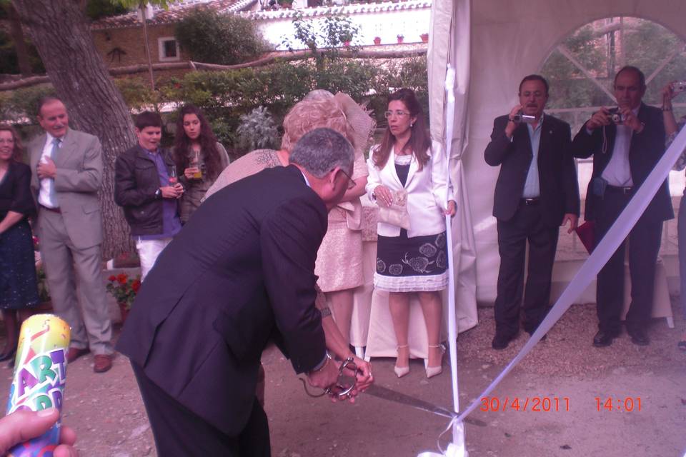 Celebracion con carpa