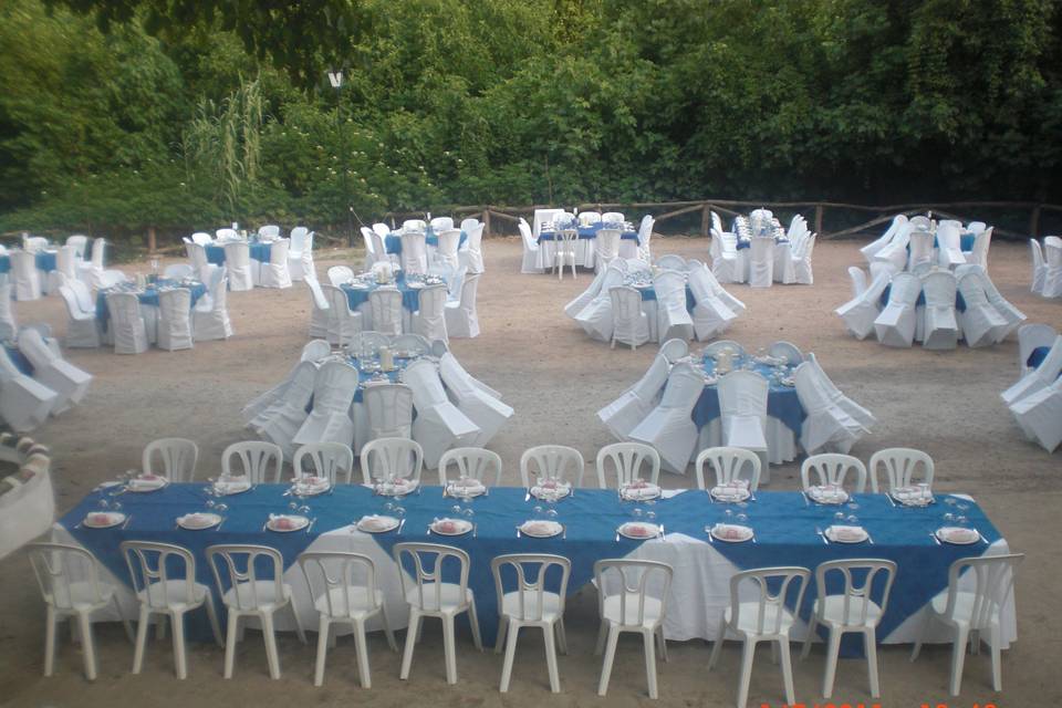 Celebración al aire libre