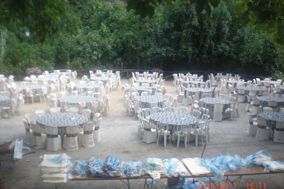 Celebración al aire libre