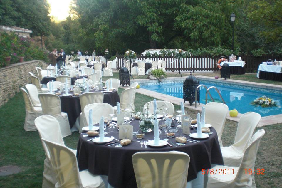 Celebración en piscina