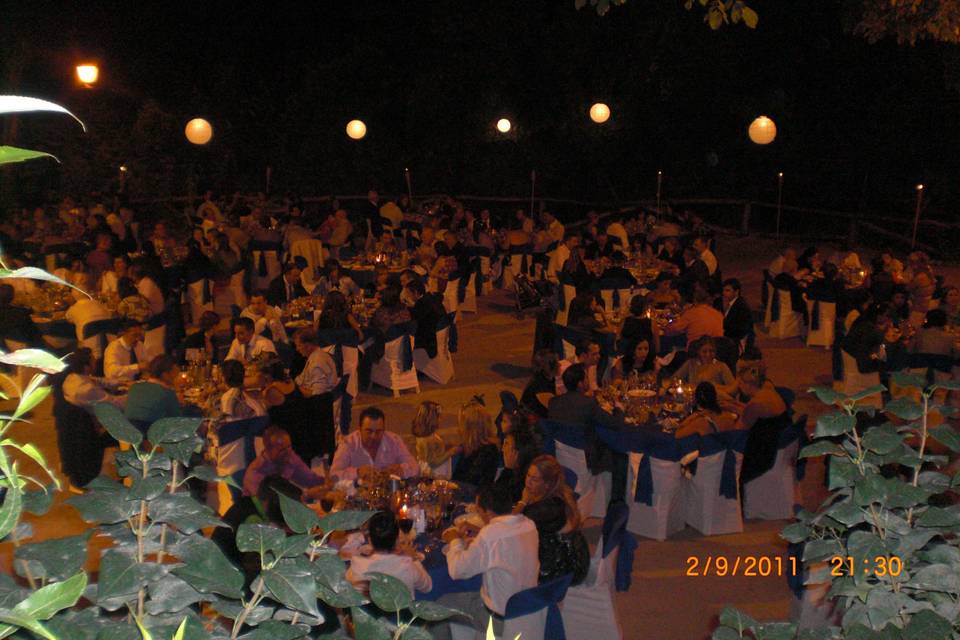 Celebración al aire libre