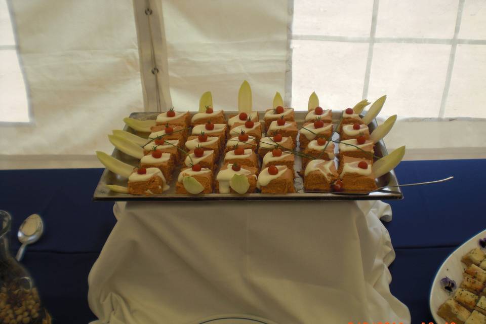 Celebración en carpa