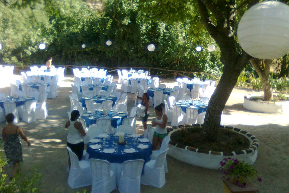 Celebración al aire libre