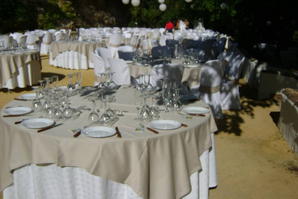 Celebración al aire libre