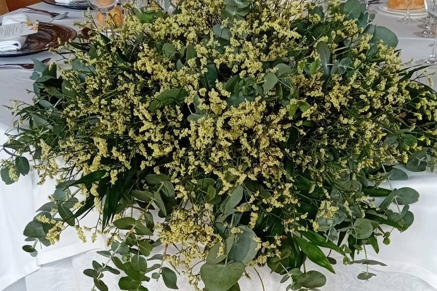 Centro personalizado limonium