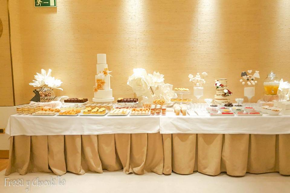 Mesa dulce boda