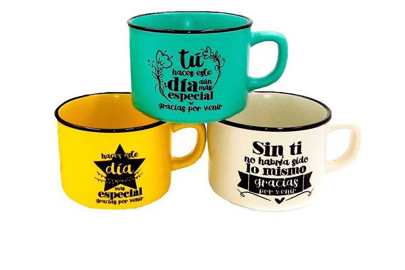 Tazas con frases