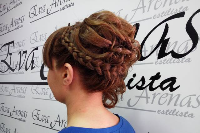 Recogido con trenza