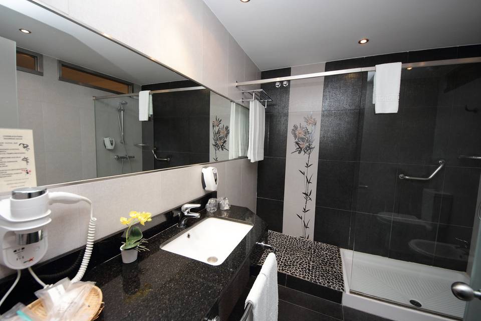 Baño de habitación ejecutiva