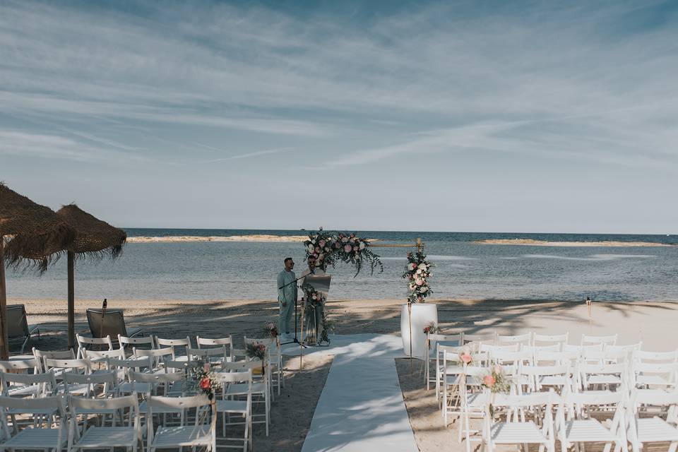 Ceremonia en la playa