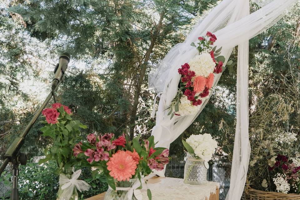Decoración ceremonia