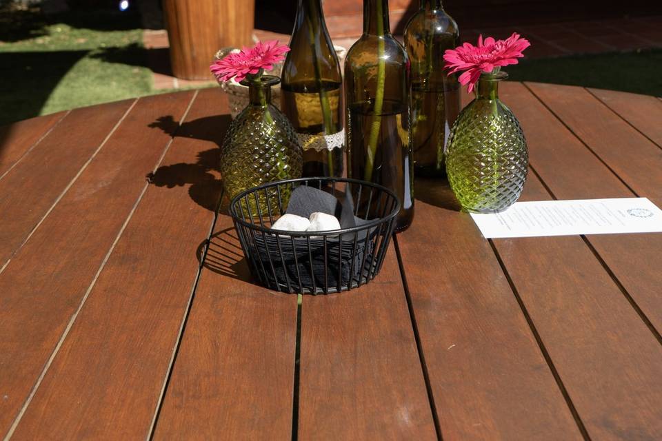 Decoración para el aperitivo