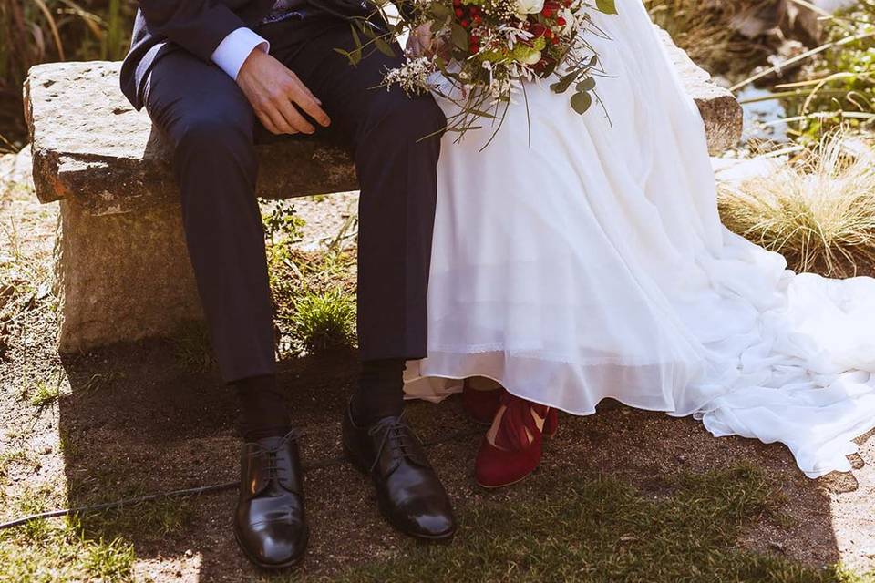 Novios en los Jardines