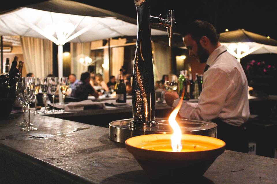 Bar del jardín