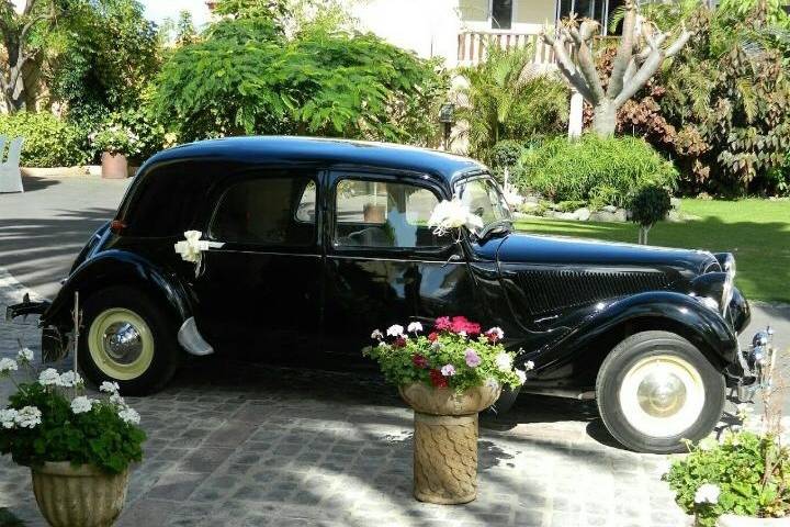 Foto de boda con Citroën