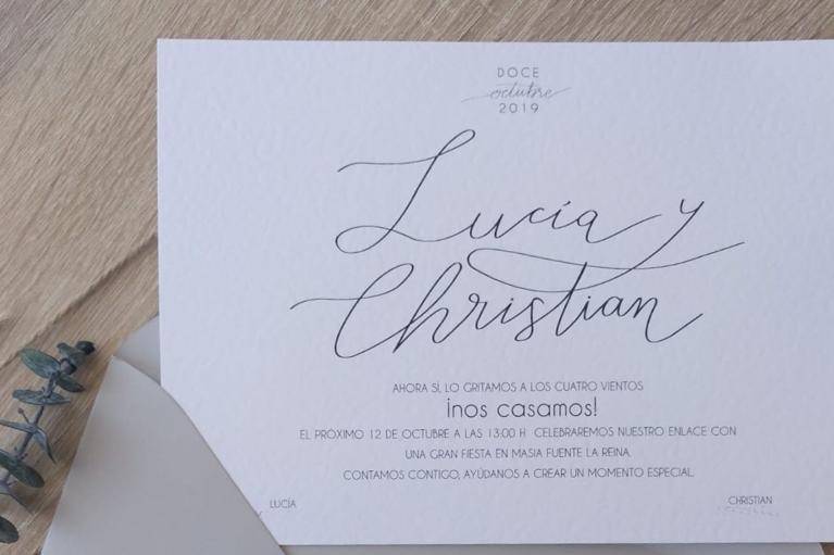 Invitaciones de boda