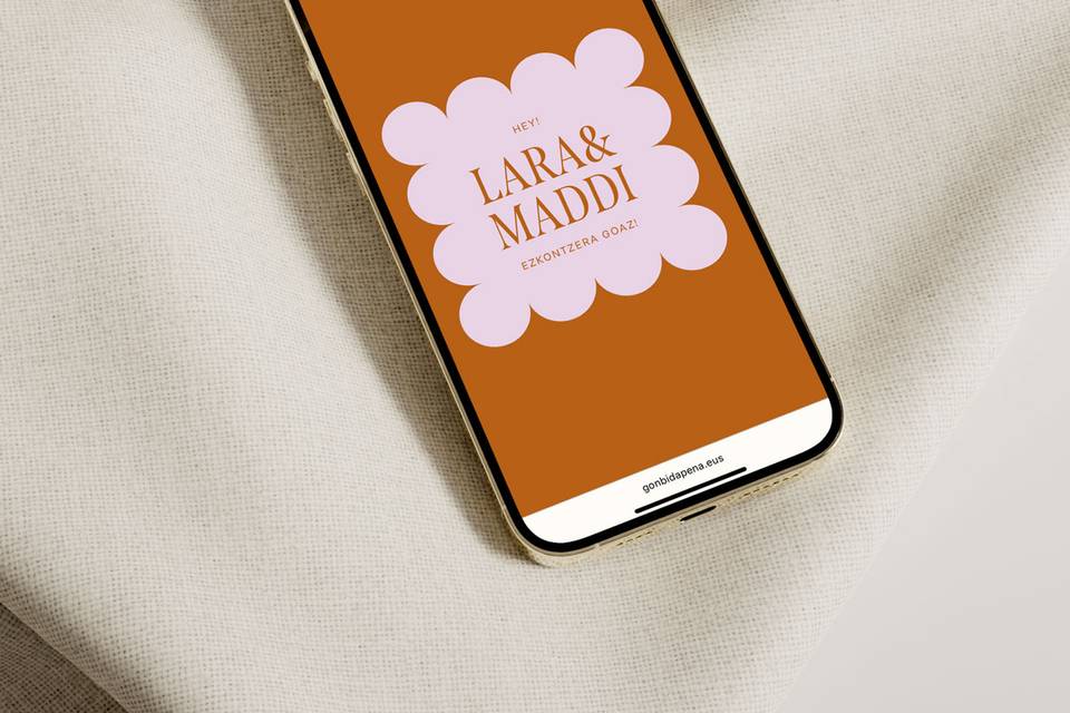 Web de boda Gozoki