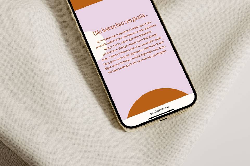 Web de boda Gozoki