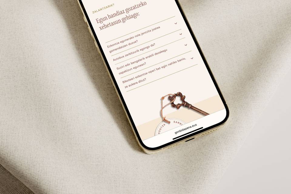 Web de boda Gutuna
