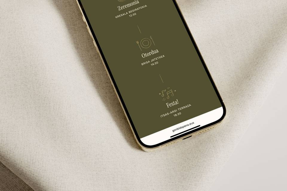 Web de boda Hostoak