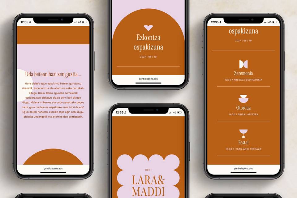 Web de boda Gozoki