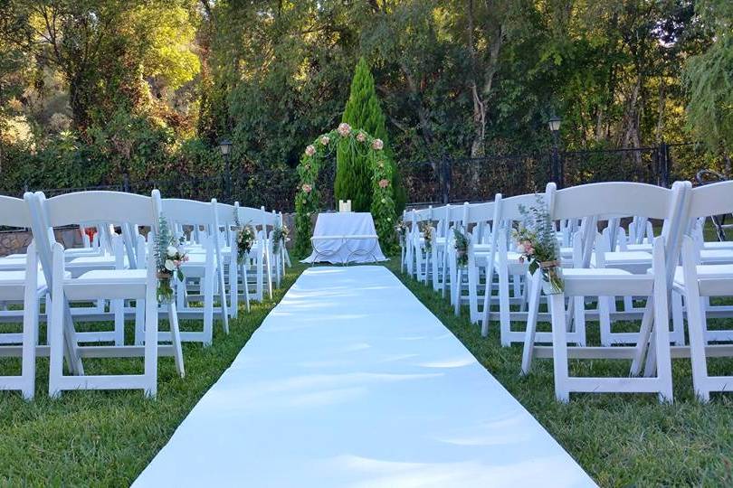 Boda civil en Cortijo Dos Fuentes