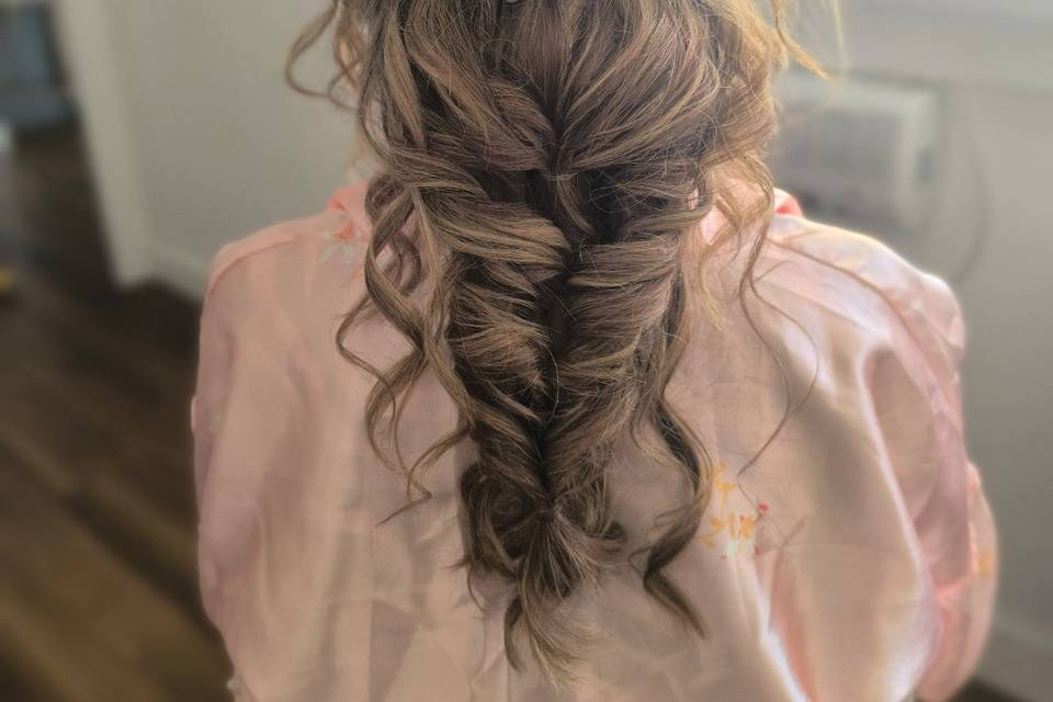 Trenzas de novia
