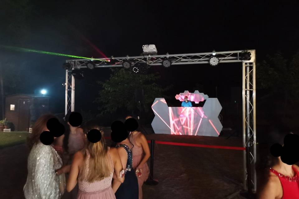 Boda con mapping