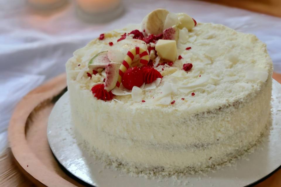 Tarta de coco y limón