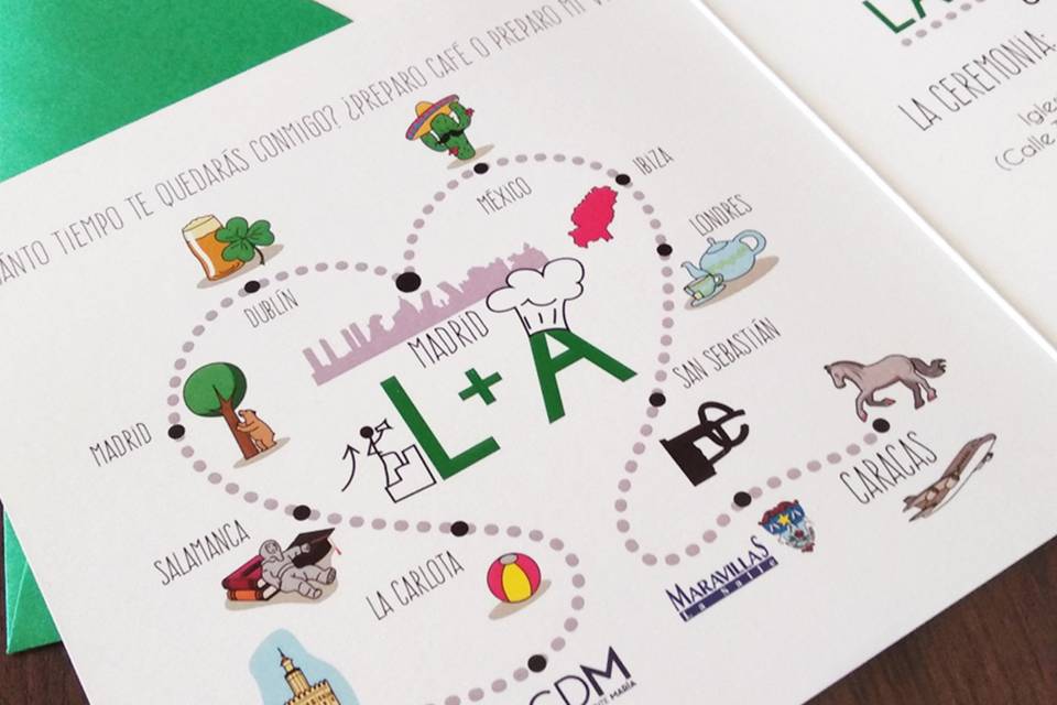 Invitación ilustrada