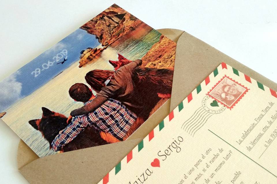 Invitación postal