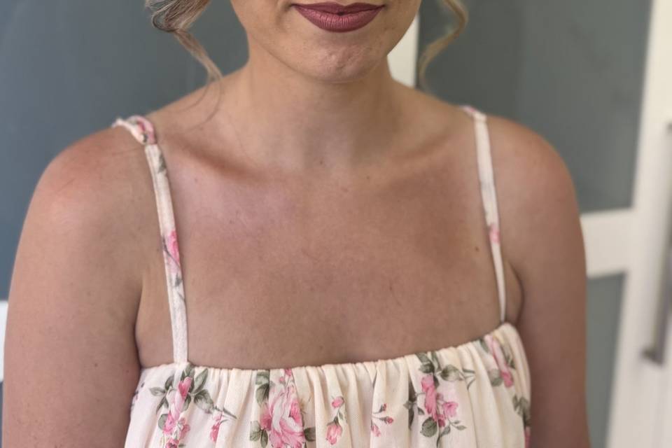 Maquillaje prueba novia