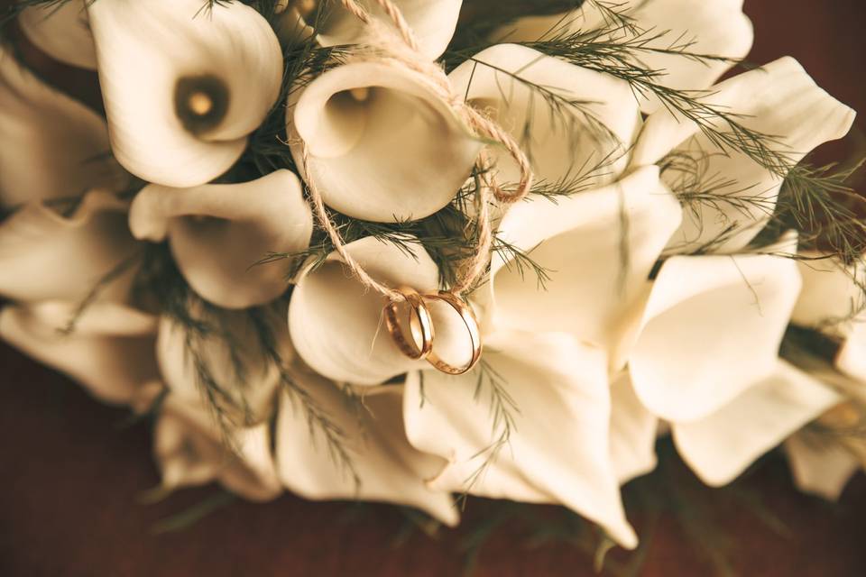 Detalle ramo calas