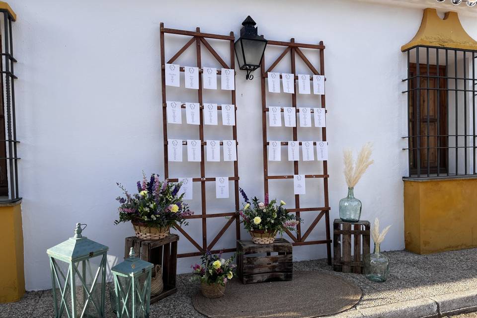 Seating plan