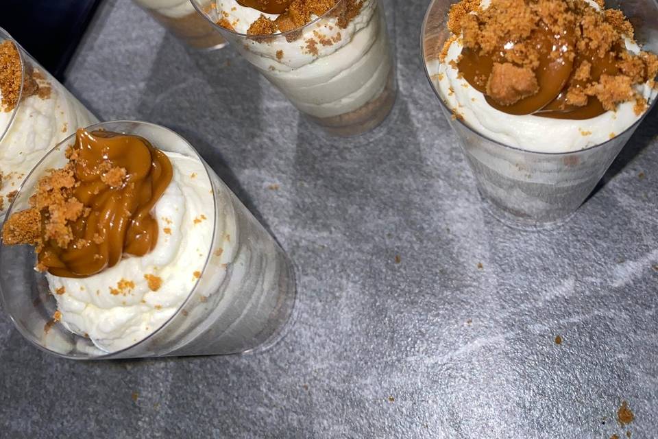 Postres queso crema
