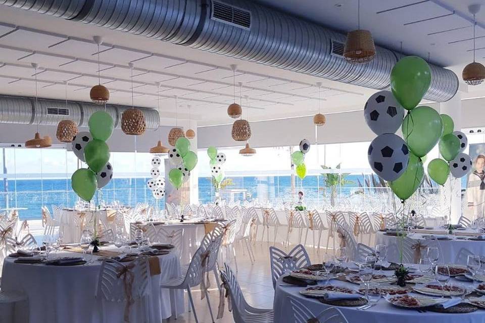 Decoración con globos