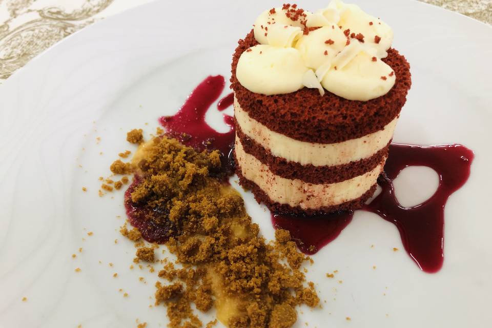 Postre Red Velvet