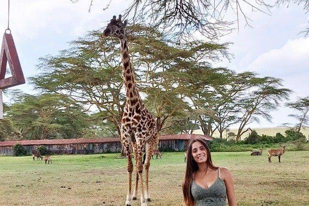Novios de safari en Kenia