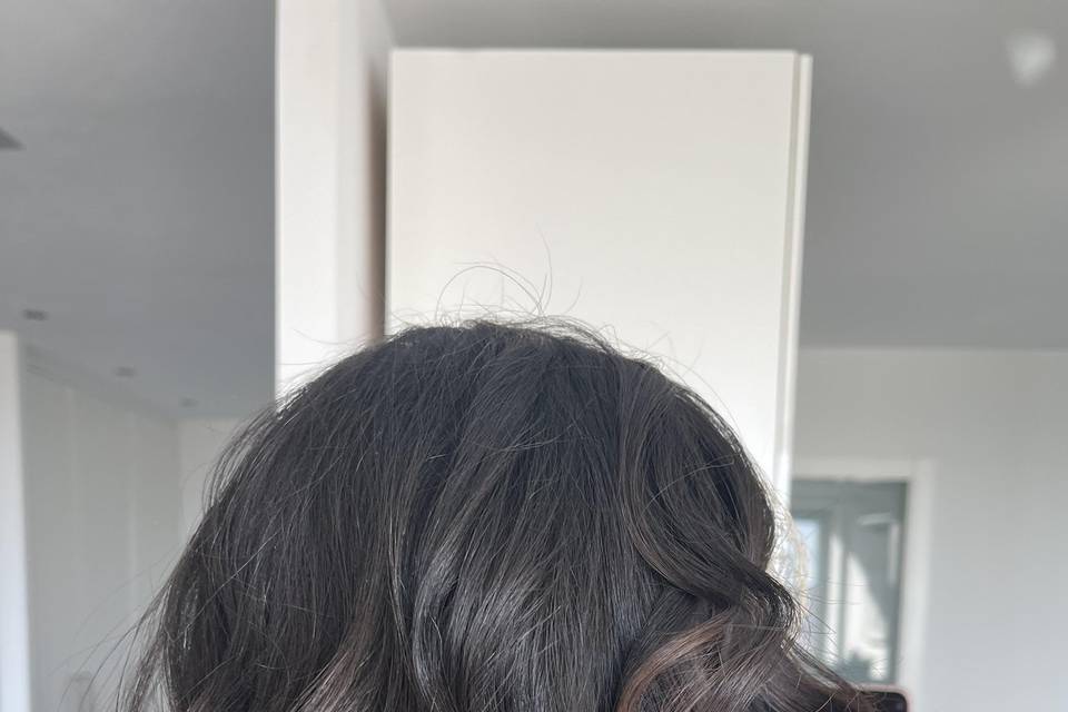 Peinado pelo corto ondas