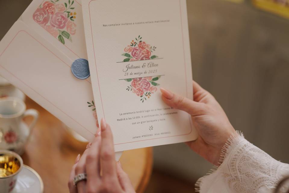 Invitación perso. Bridgerton